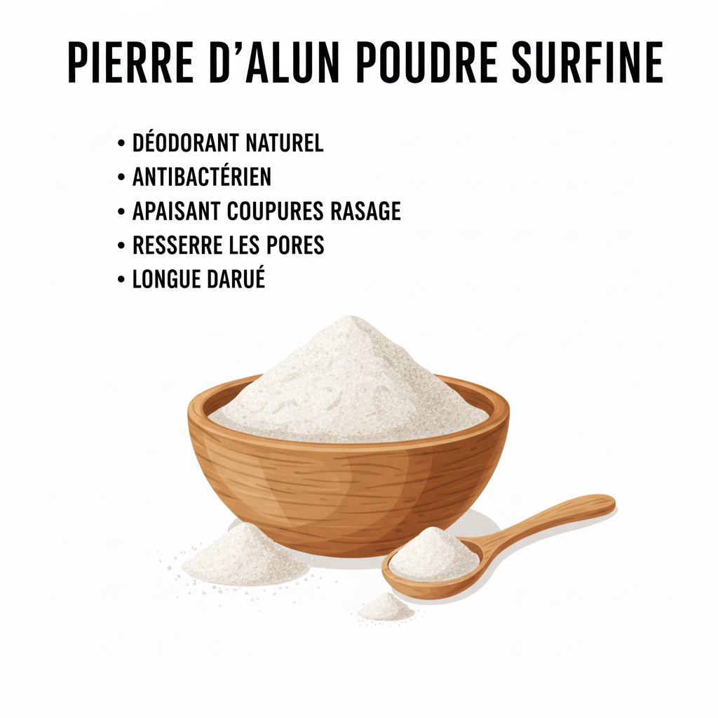 100g Pierre d'Alun Poudre Surfine