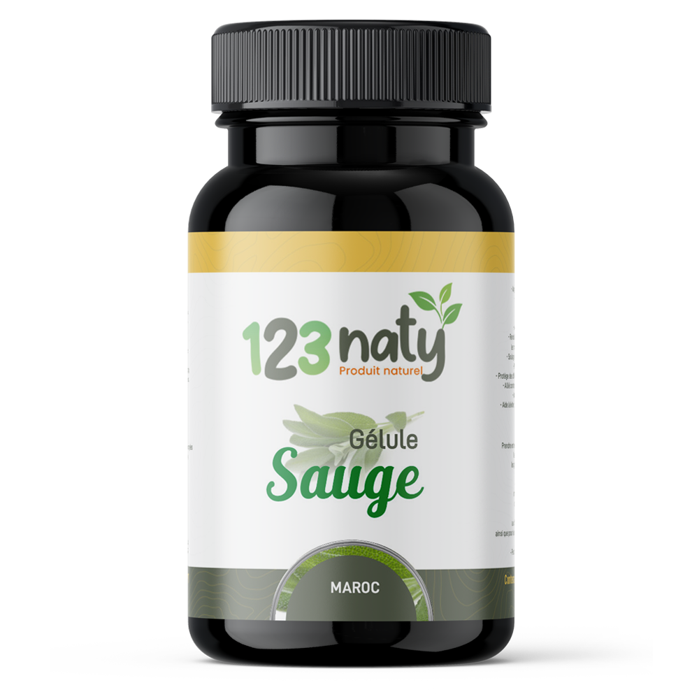 Sauge en Gélules – 280 mg – 120 Gélules – Bien-être Féminin