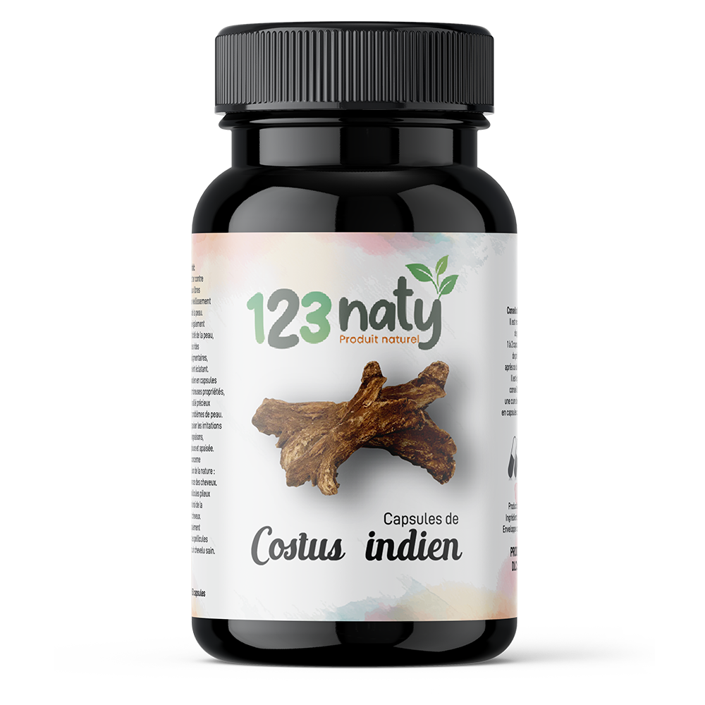 50 Capsules de Costus Indien