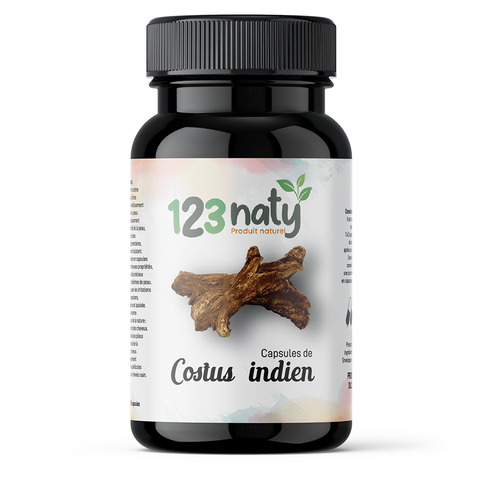 50 Capsules de Costus Indien