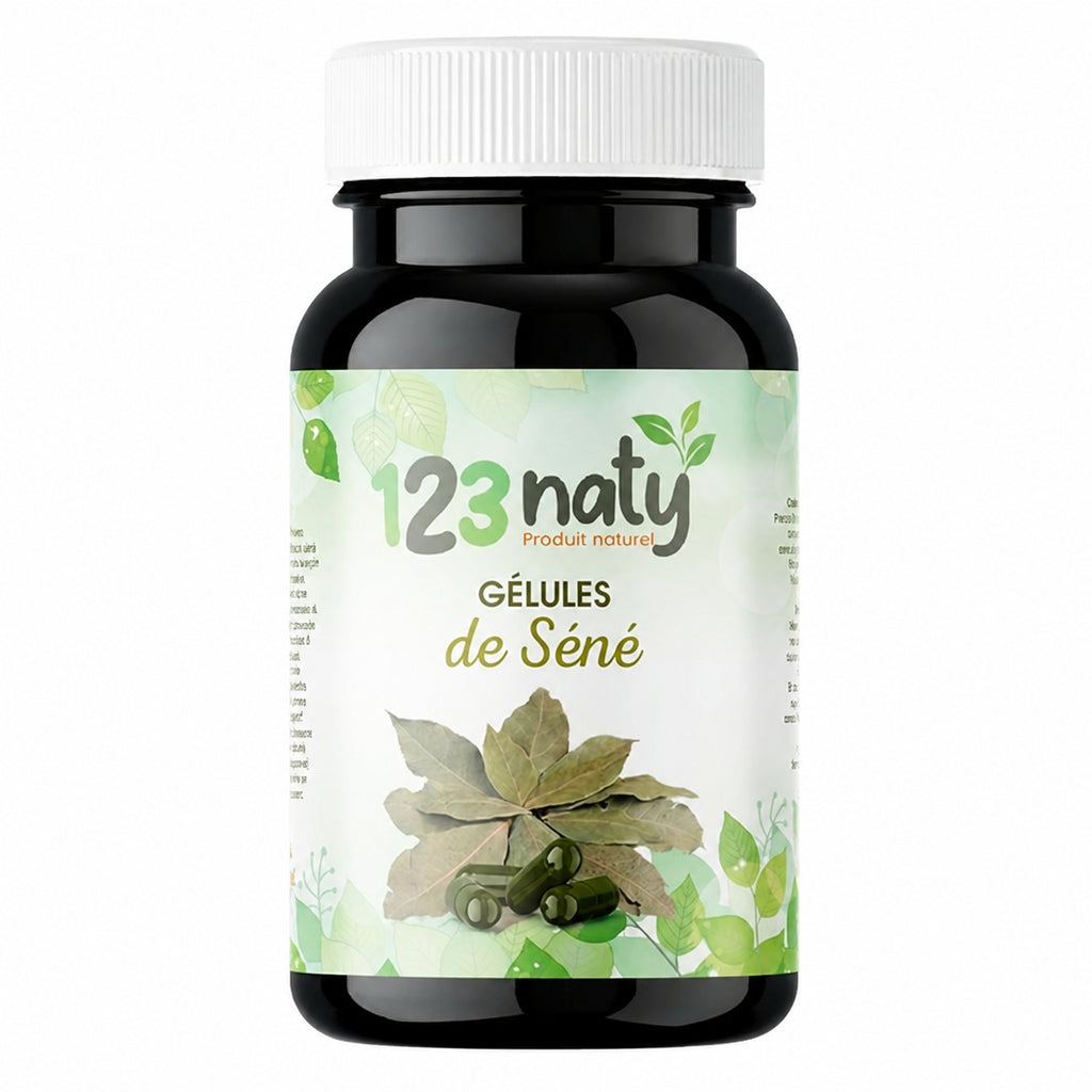 120 Gélules de Séné – Plante Médicinale Naturelle – Complément Alimentaire – Confort Diges | 123NATY — photo principale fond