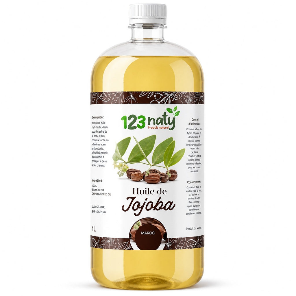 1L Huile de Jojoba | 123NATY — photo principale fond blanc