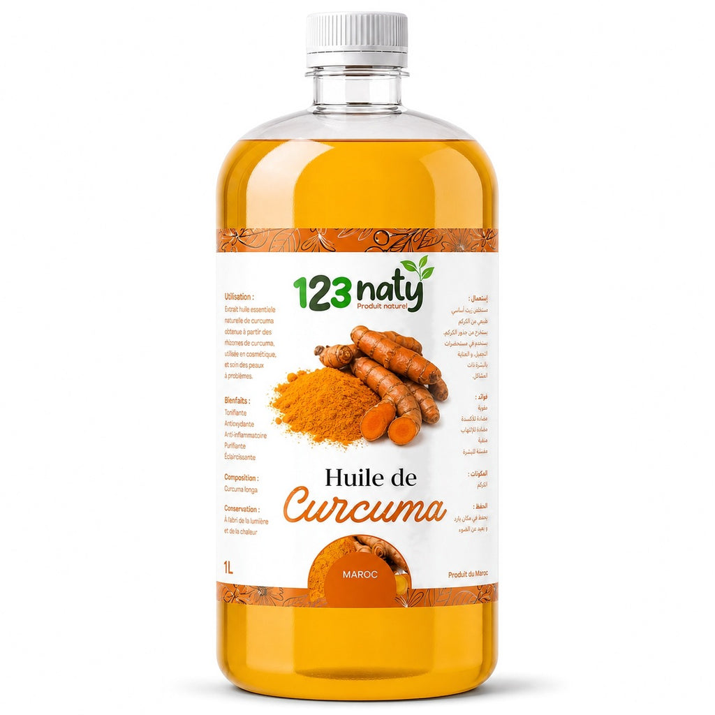 1L Huile de Curcuma | 123NATY — photo principale fond blanc