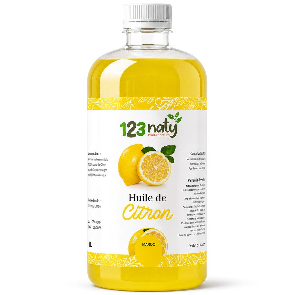 1L Huile de Citron | 123NATY — photo principale fond blanc