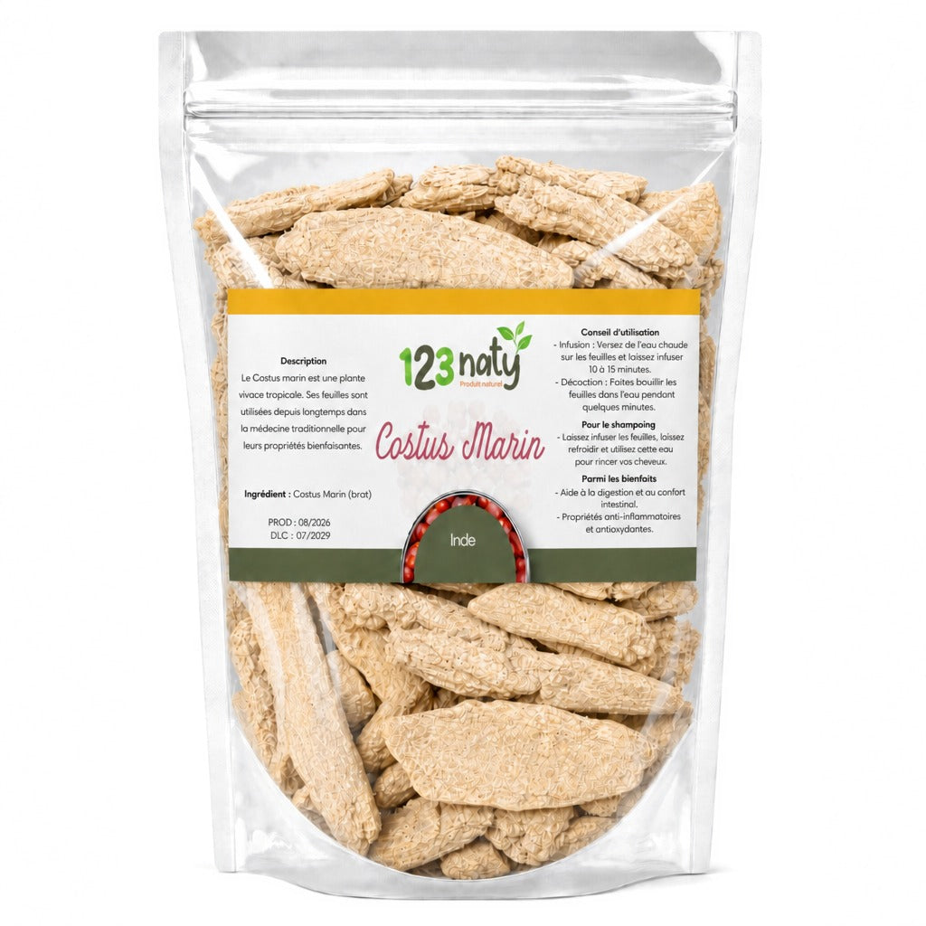 100g Costus Marin Brut | 123NATY — photo principale fond blanc