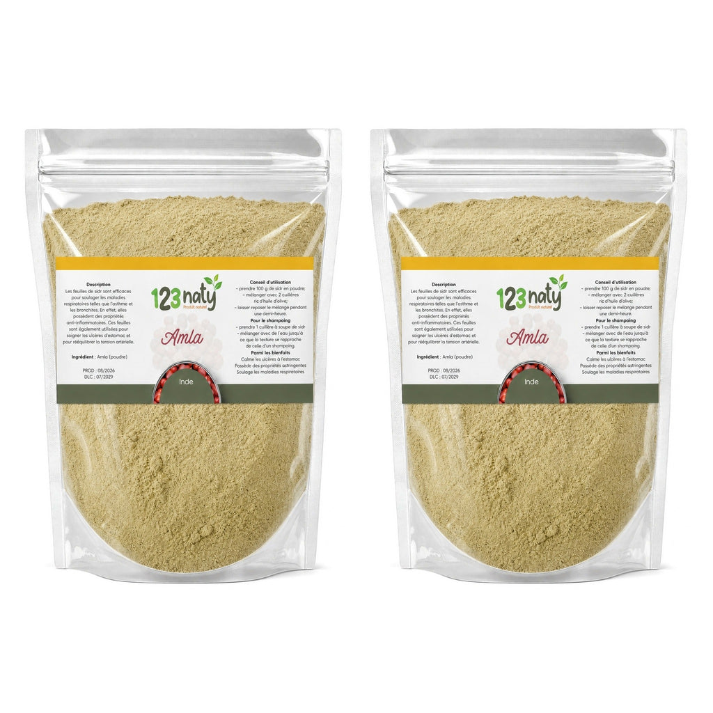 2X 100g Amla poudre | 123NATY — pack de 2 produits