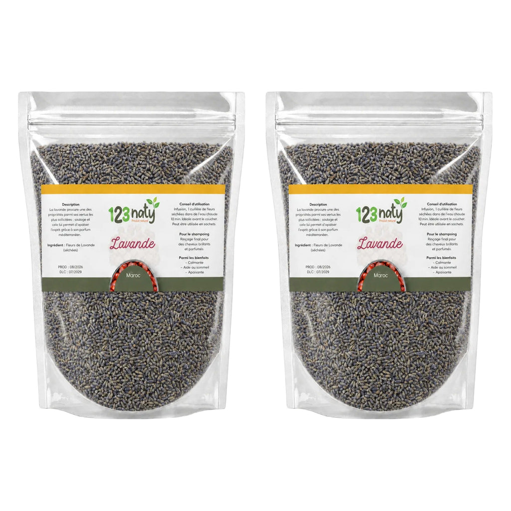 2X 100g Fleur de Lavande séché | 123NATY — pack de 2 produits