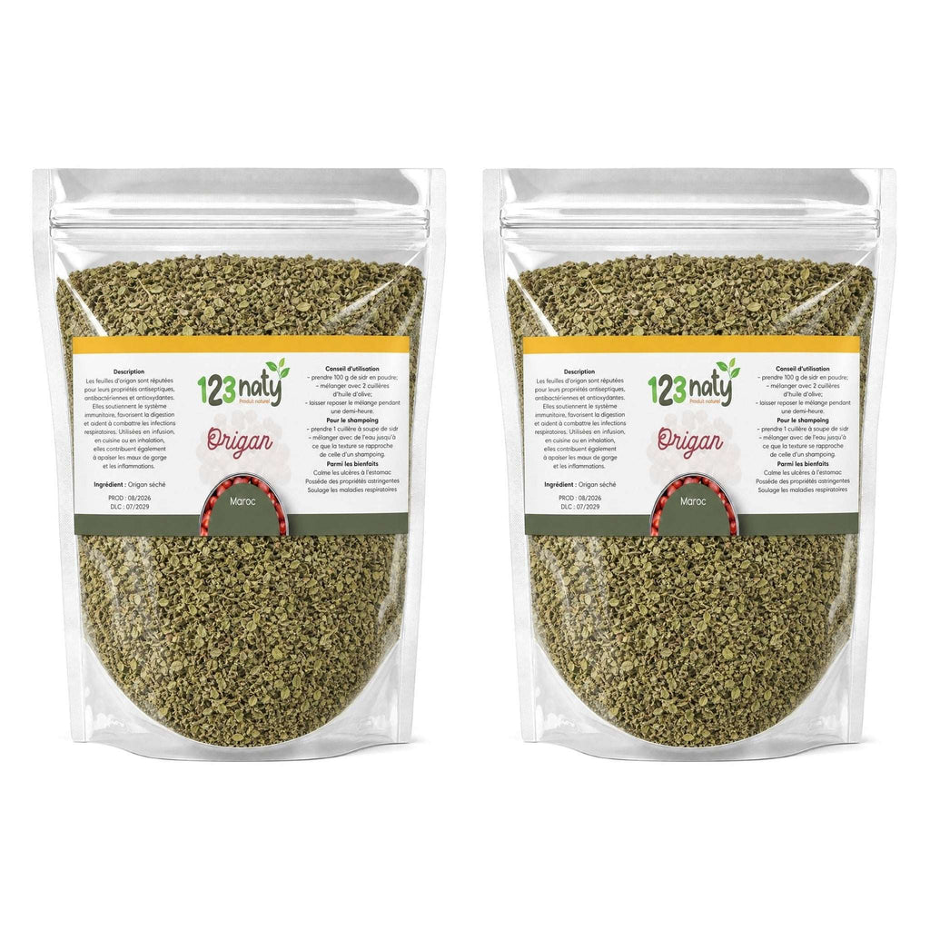 2X 100g Origan en Feuille Séché | 123NATY — pack de 2 produits