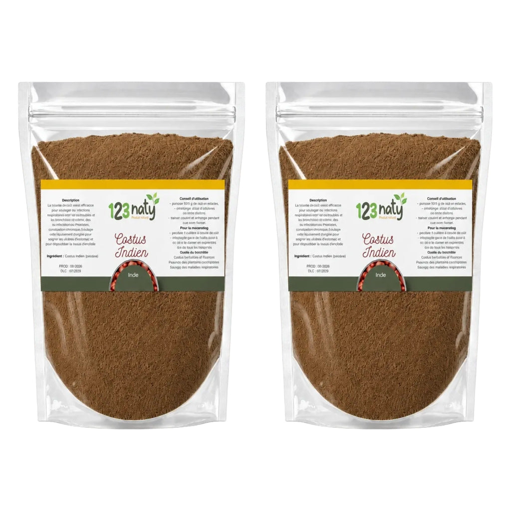 2X 1kg Costus Indien en poudre