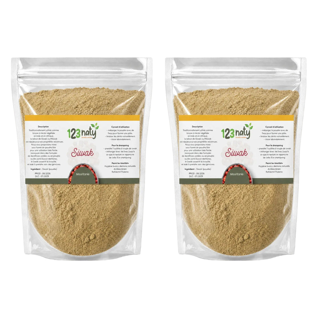 2X 1kg Siwak en Poudre