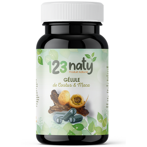 Costus Indien + Maca – 120 Gélules – Complément Naturel – Endurance & Immunité