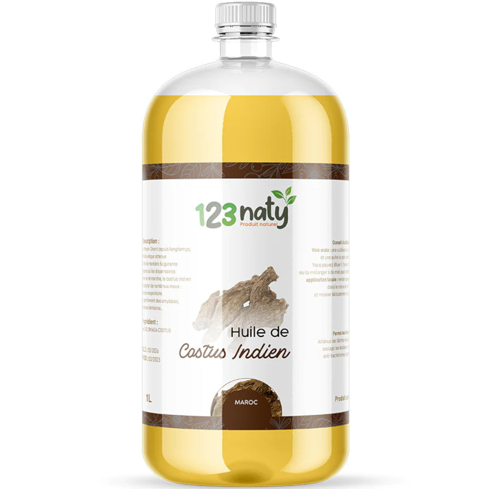 1L Huile de Costus Indien – 100% Naturelle – Vitalité & Détox