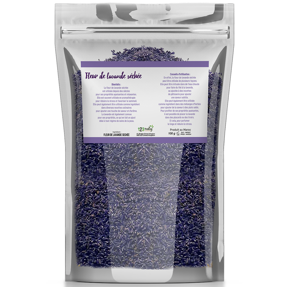 100g Fleur de Lavande séché
