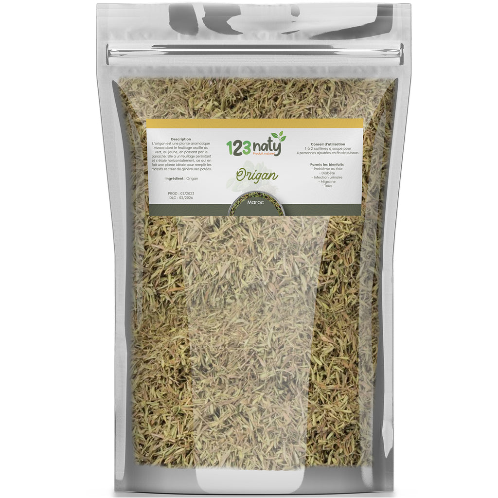 1kg Origan Séché – Feuilles Entières – Cuisine & Infusion Naturelle