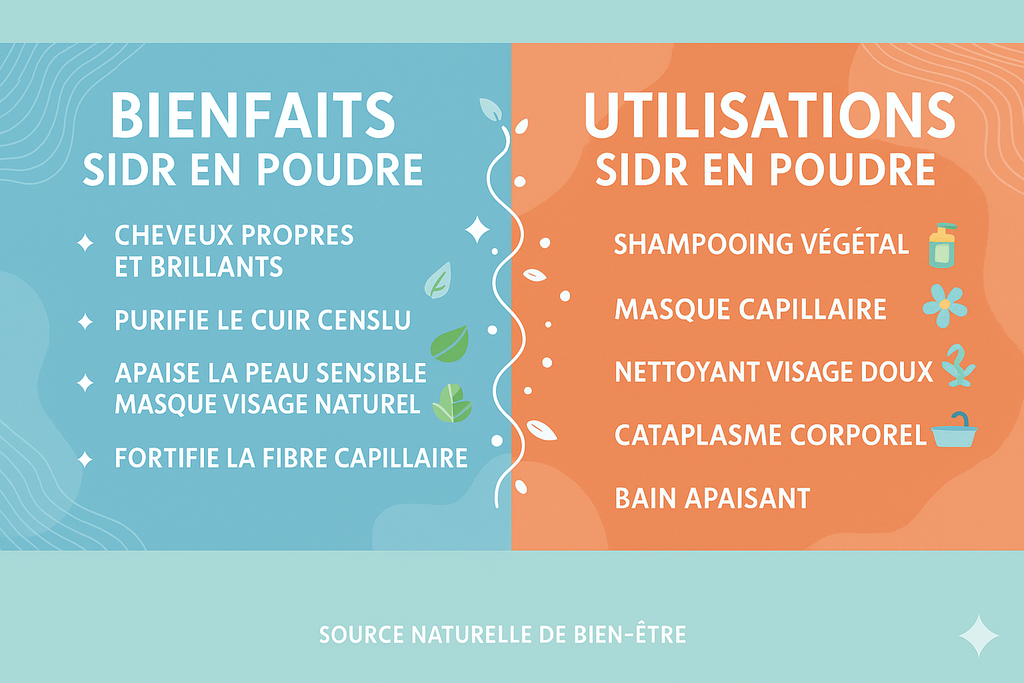 Poudre de Sidr sunnah ruqya purification naturelle