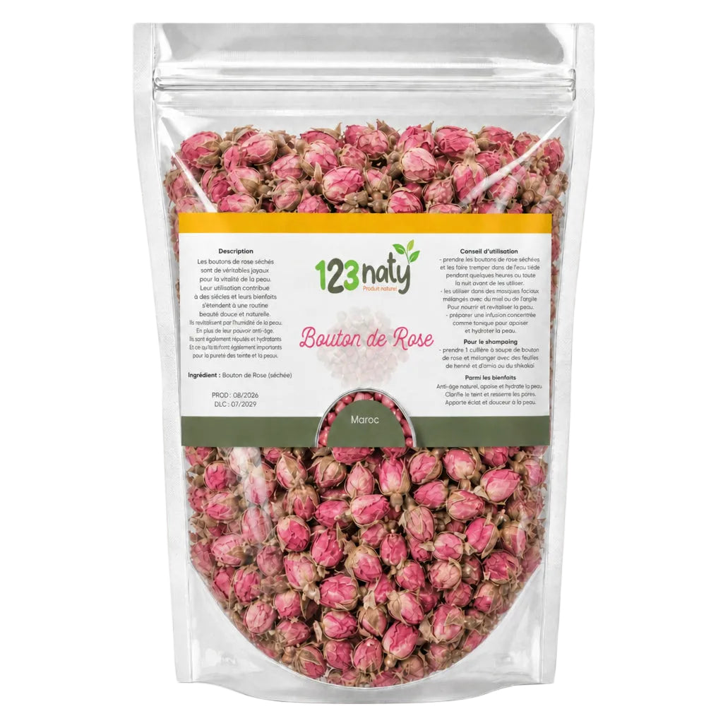 Bouton de rose séchée : bienfaits, infusion et eau de rose maison