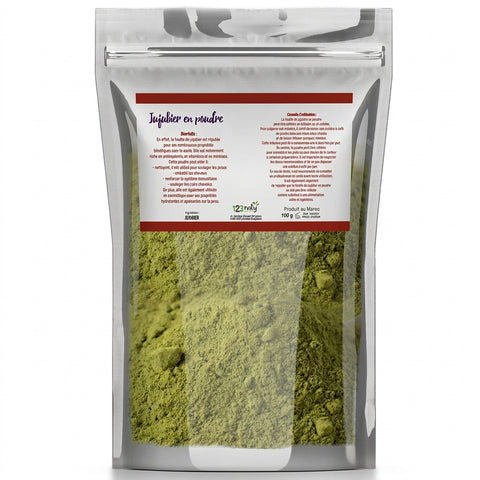 Feuille de jujubier (sidr) en poudre 100 g