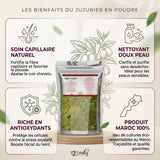 Jujubier en poudre - infographie bénéfices