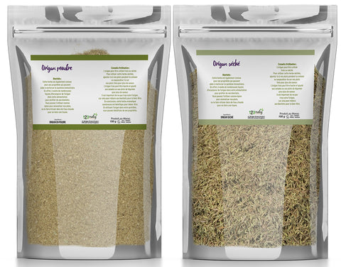 Pack 100g Origan en Feuille Séché & 100g Origan en Poudre