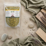 Feuille de séné – 100 g – Feuilles sèches | 123NATY — Ambiance flat lay