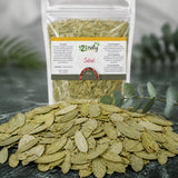 Feuille de séné – 100 g – Feuilles sèches | 123NATY — Texture en gros plan