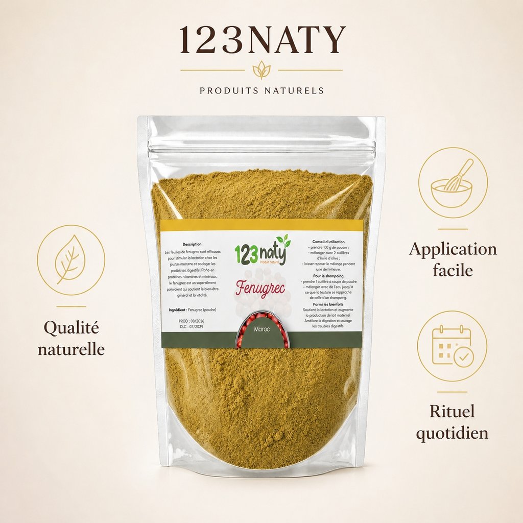 100g Graine de Fenugrec en Poudre — Bénéfices clés