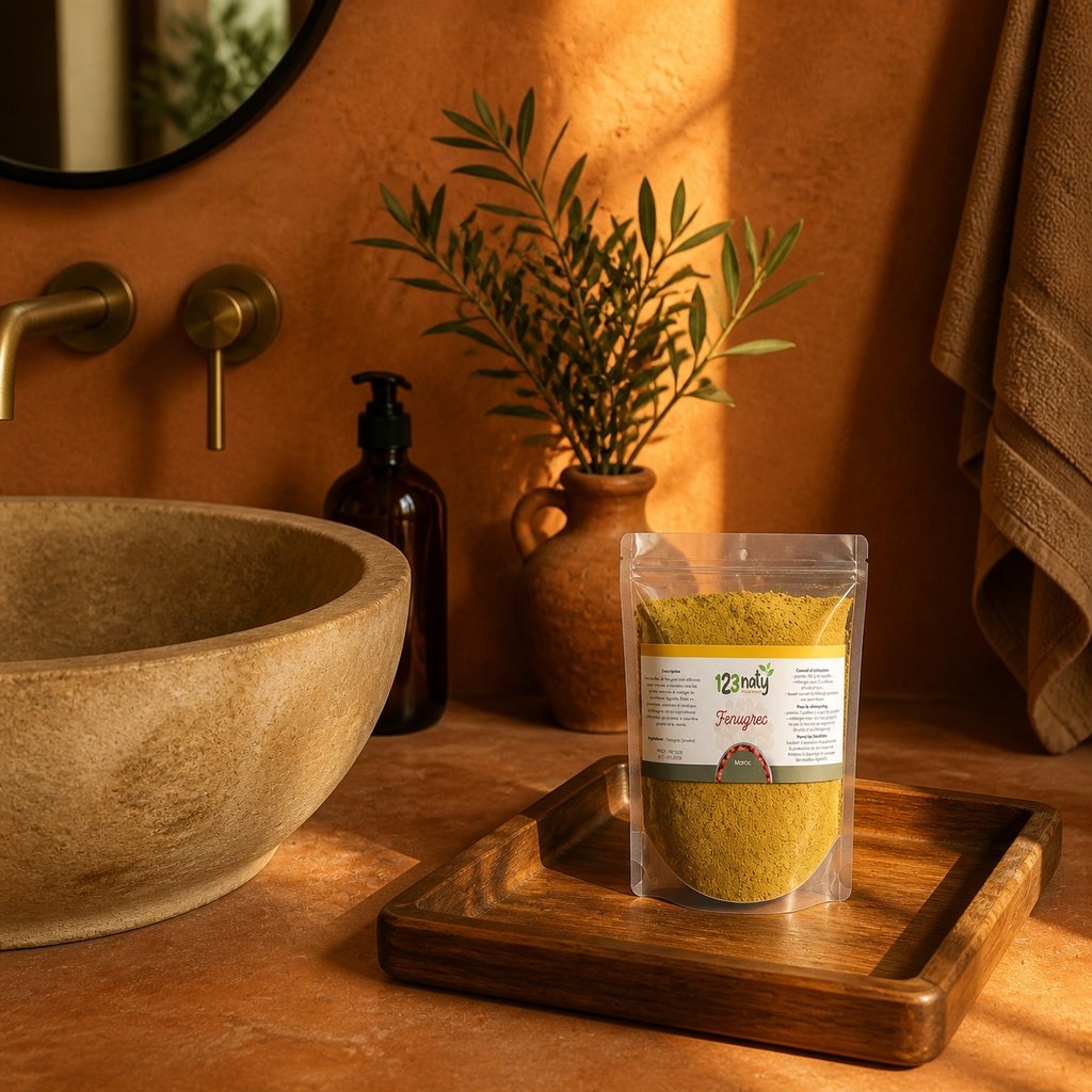 100g Graine de Fenugrec en Poudre — Mise en scène d'usage