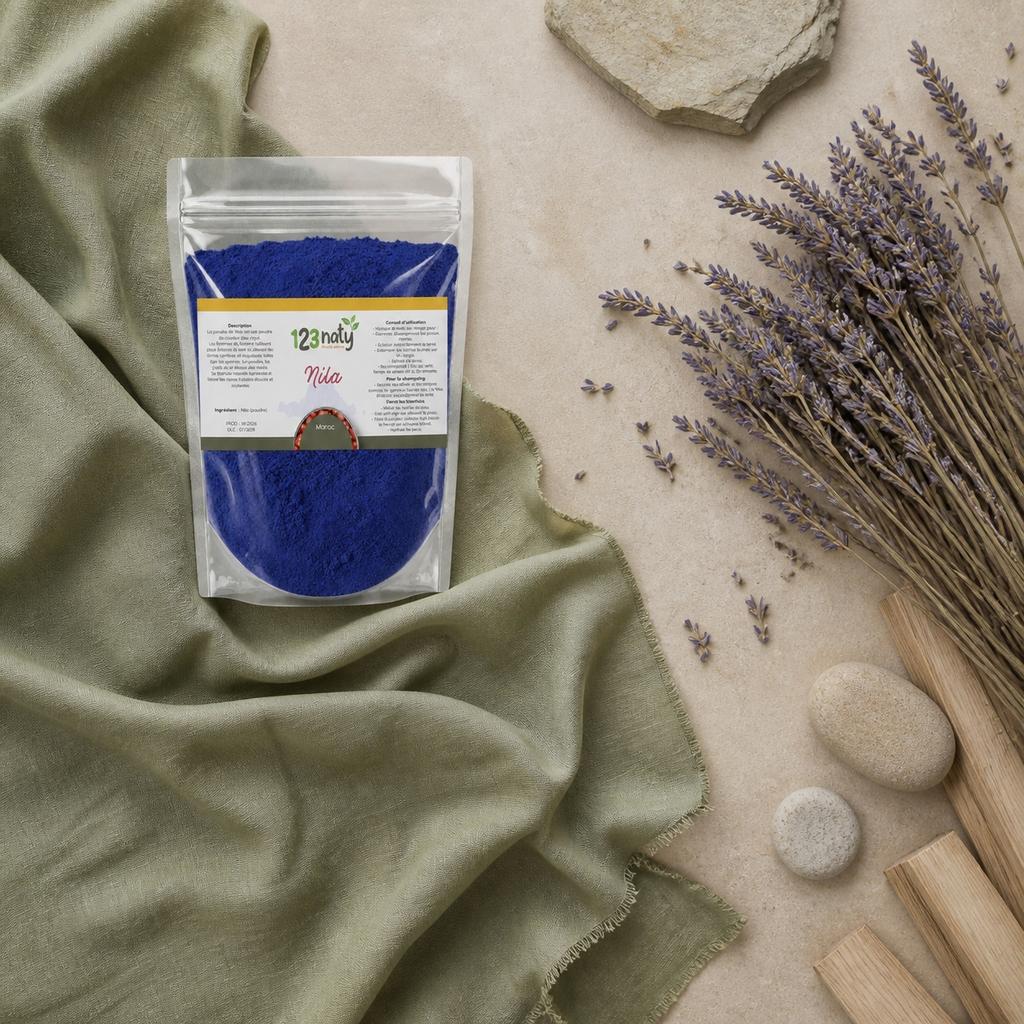 Nila en poudre 100 g — Ambiance flat lay