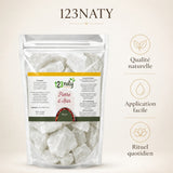 Pierre d’alun brute 100 g | 123NATY — Infographie bénéfices clés