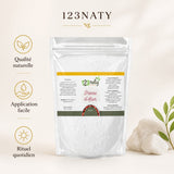 100g Pierre d'Alun Poudre Cristaux | 123NATY — Infographie bénéfices clés