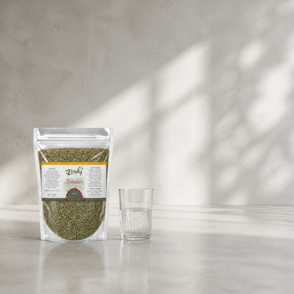 100g Romarin Séchée | 123NATY — Taille réelle du produit