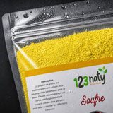 100g Soufre en Poudre | 123NATY — Détail macro du flacon