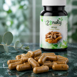 120 Gélules de Costus Marin – Plante Médicinale – Vitalité & Détox Naturelle | 123NATY — Texture en gros plan