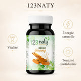 120 Gélules de Ginseng | 123NATY — Infographie bénéfices clés