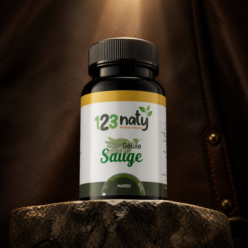 Sauge en Gélules – 280 mg – 120 Gélules – Bien-être Féminin | 123NATY — Présentation premium