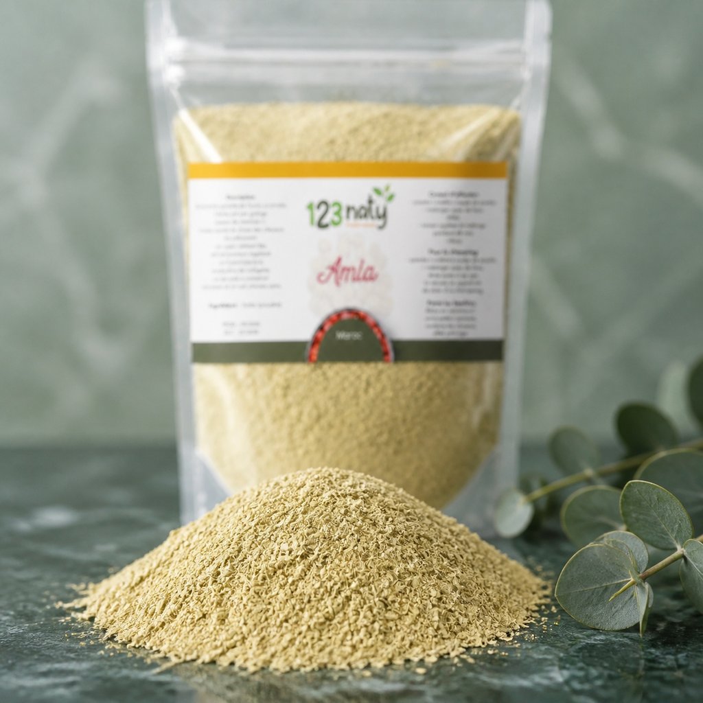 1kg Amla poudre | 123NATY — Texture en gros plan