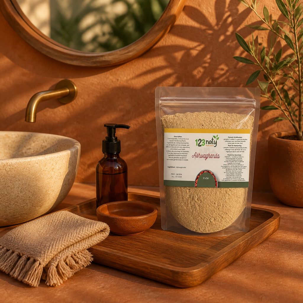 1kg Ashwaghanda | 123NATY — Mise en scène d'usage
