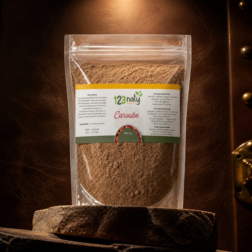 1kg Caroube en Poudre — Présentation premium
