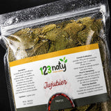 1kg  Feuille de Jujubier Sidr – 100% Naturelle – Qualité Premium | 123NATY — Détail macro du flacon