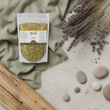 1kg Feuilles de Séné – Plante Médicinale Naturelle – Infusion Transit & Confort Digestif | 123NATY — Ambiance flat lay