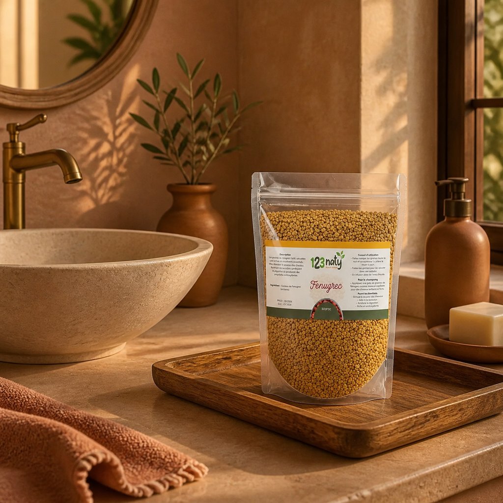 Graine de Fenugrec Entière – 1 kg | 123NATY — Mise en scène d'usage
