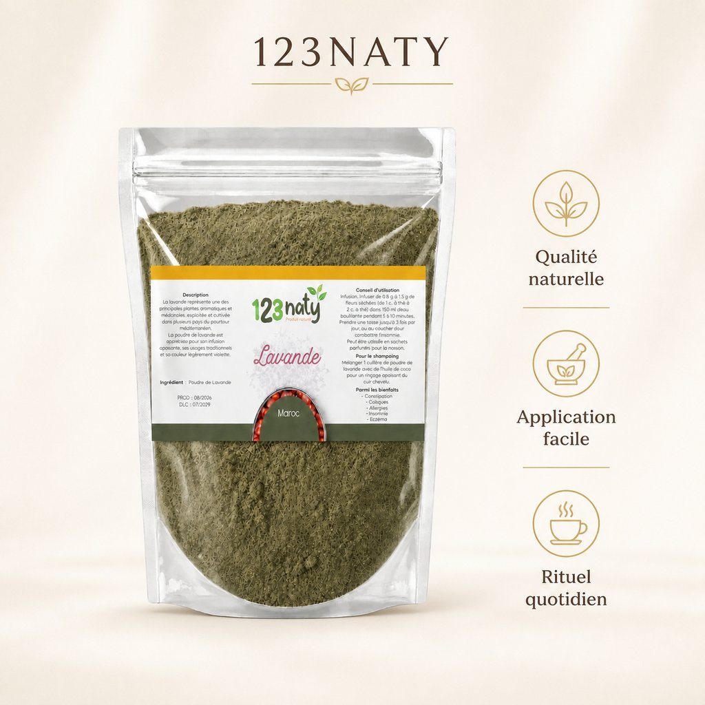 1kg Poudre de Lavande – Plante Aromatique – Infusion & Usage Traditionnel — Bénéfices clés