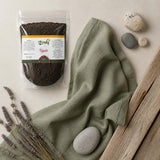 1kg Nigelle en Poudre – 100% Naturelle – Superaliment Santé & Bien-être | 123NATY — Ambiance flat lay