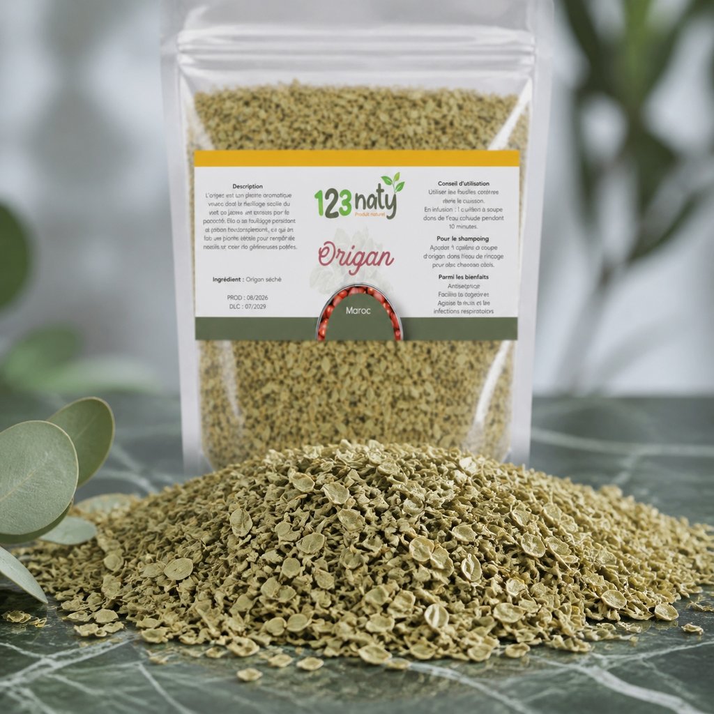 1kg Origan Séché – Feuilles Entières – Cuisine & Infusion Naturelle | 123NATY — Texture en gros plan