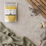 1kg Pollen de Palmier Naturel – Fertilité & Vitalité – Produit Premium — Ambiance flat lay