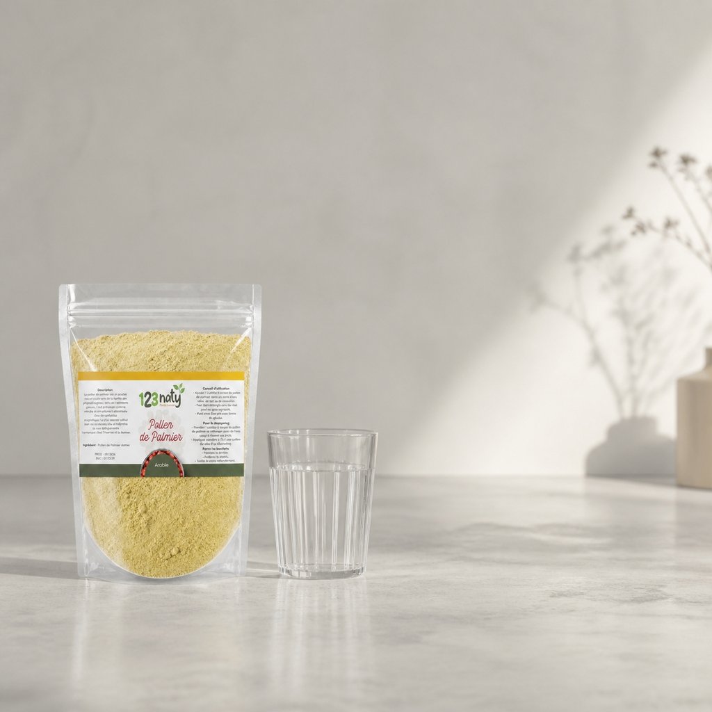 1kg Pollen de Palmier Naturel – Fertilité & Vitalité – Produit Premium — Taille réelle