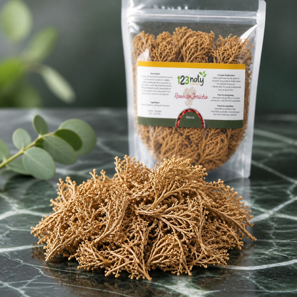 1kg Rose de Jericho - Chajarat Mariam | 123NATY — Texture en gros plan