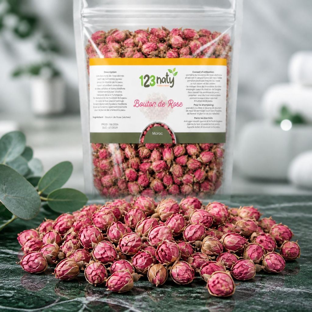 1kg Bouton de Rose Séchée | 123NATY — Texture en gros plan