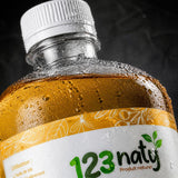 1L Huile de Germe de Blé | 123NATY — Détail macro du flacon