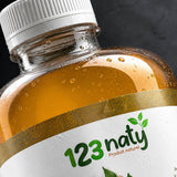 1L Huile de Gingembre – 100% Naturelle – Massage & Bien-être | 123NATY — Détail macro du flacon